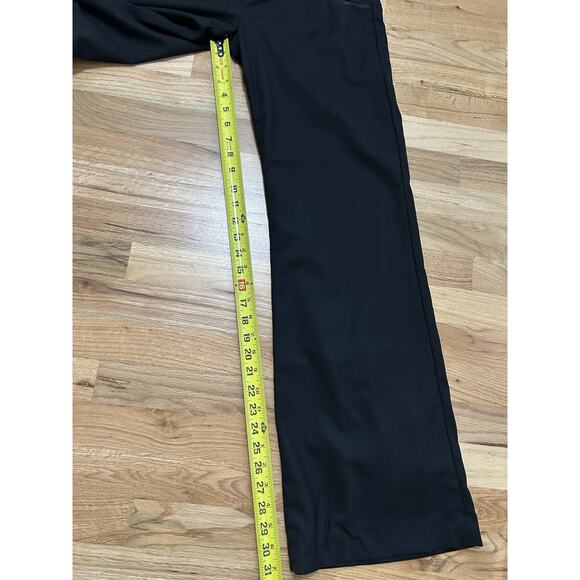 Wide Leg Full Length Trouser Pants Silk Stretch Goth Emo Witchy Size 2 Womens - Picture 9 of 11